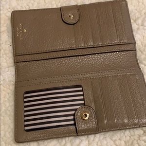 Kate Spade taupe wallet